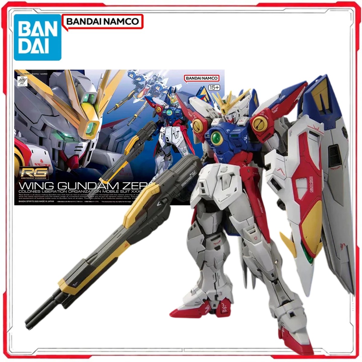 Model Kit Wing Zero - Genuine Bandai Original Gundam Model Kit