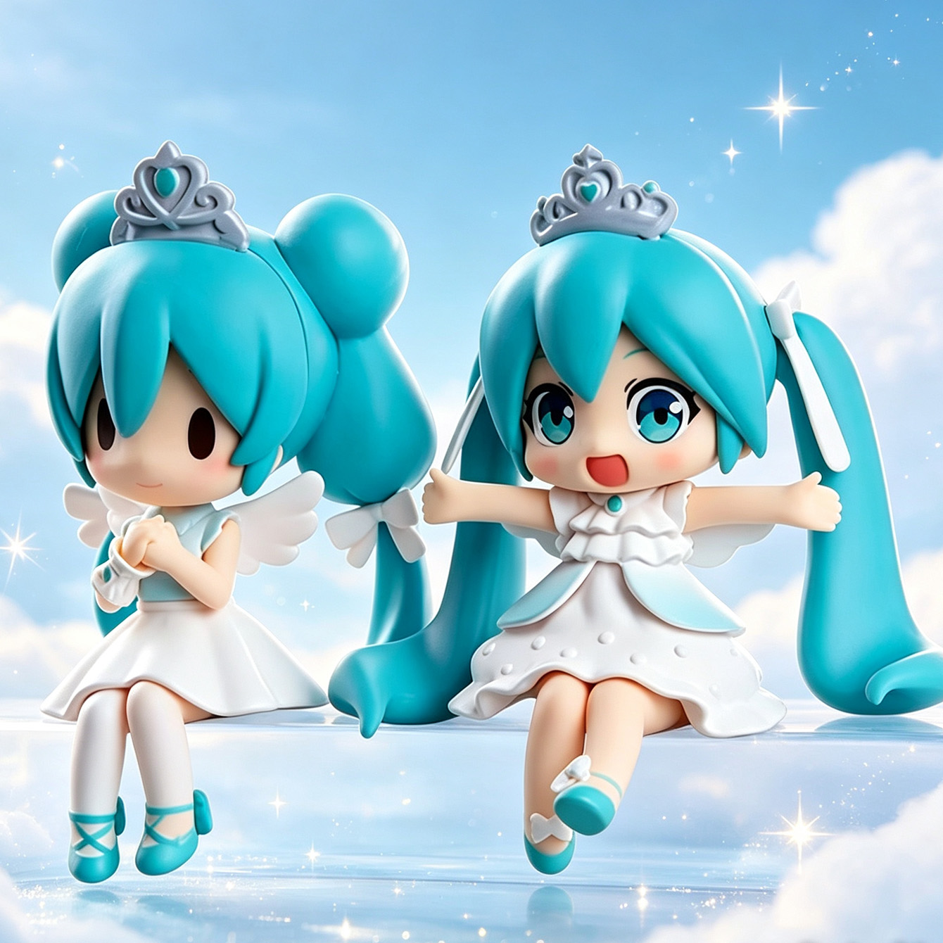 Model Kit Hatsune Miku - Hatsune Miku Angel Princess Inspired Figure
