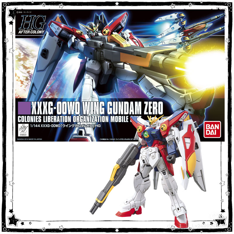 Model Kit Wing Zero - In Stock Bandai Gundam Model Kit