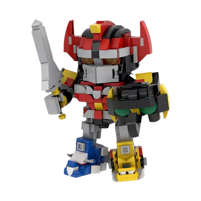 MOC Mighty Morphined Power-Ran - Model Kit Chainsaw Man ulasan dan harga