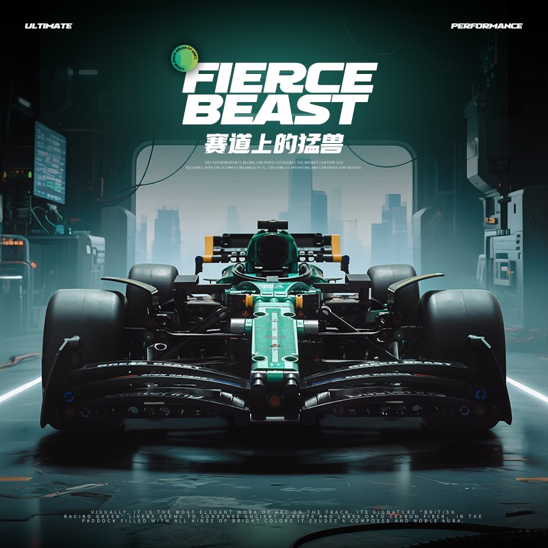 Technical  1:8 Scale Green For - Model Kit Formula 1 ulasan dan harga