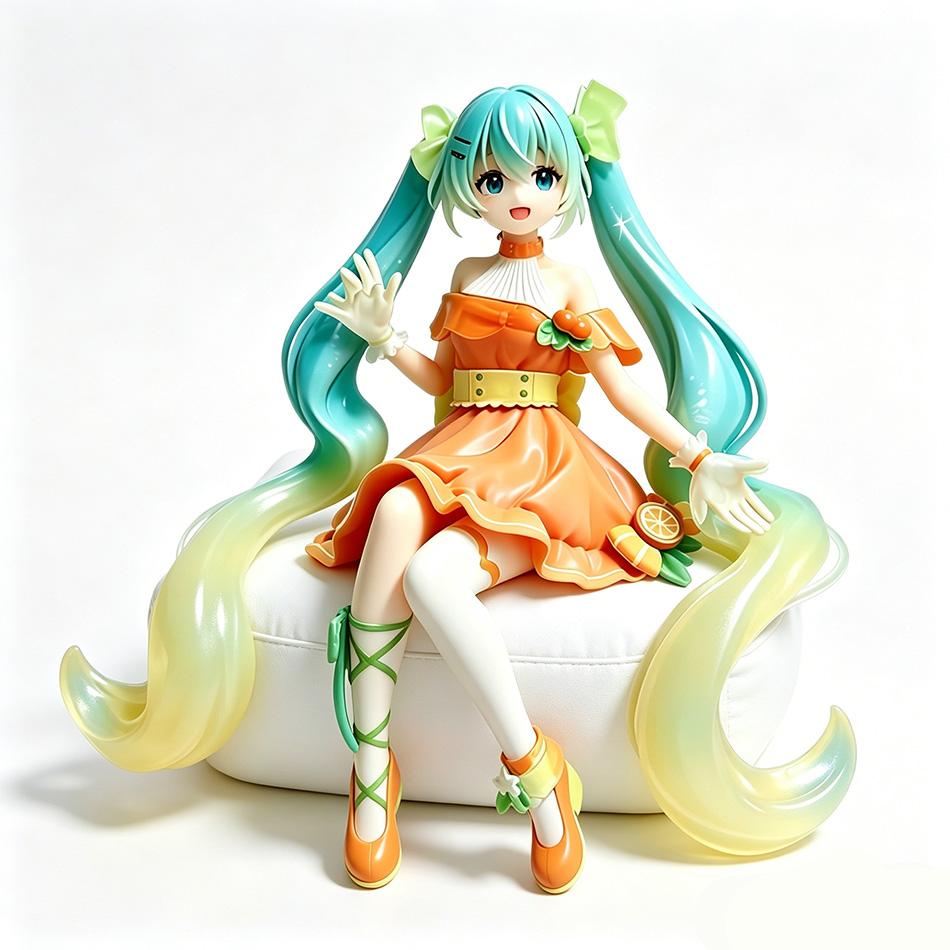 Hot Bandai Hatsuned Miku Anime - Model Kit Hatsune Miku ulasan dan harga