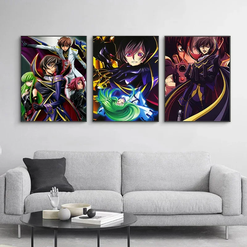 Canvas Painting Code Geass Pos - Model Kit Code Geass ulasan dan harga