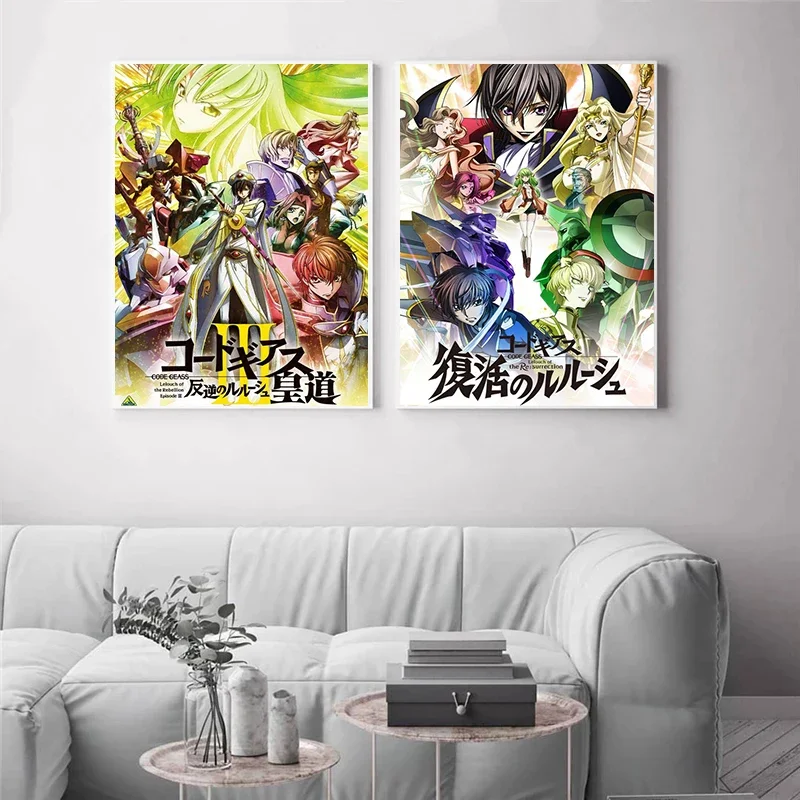 Canvas Painting Code Geass Pos - Model Kit Code Geass ulasan dan harga