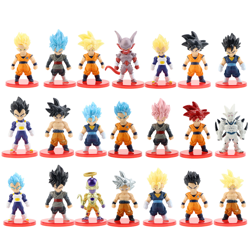 21Pcs/Set Dragon Ball Mini Fig - Model Kit Vegito ulasan dan harga