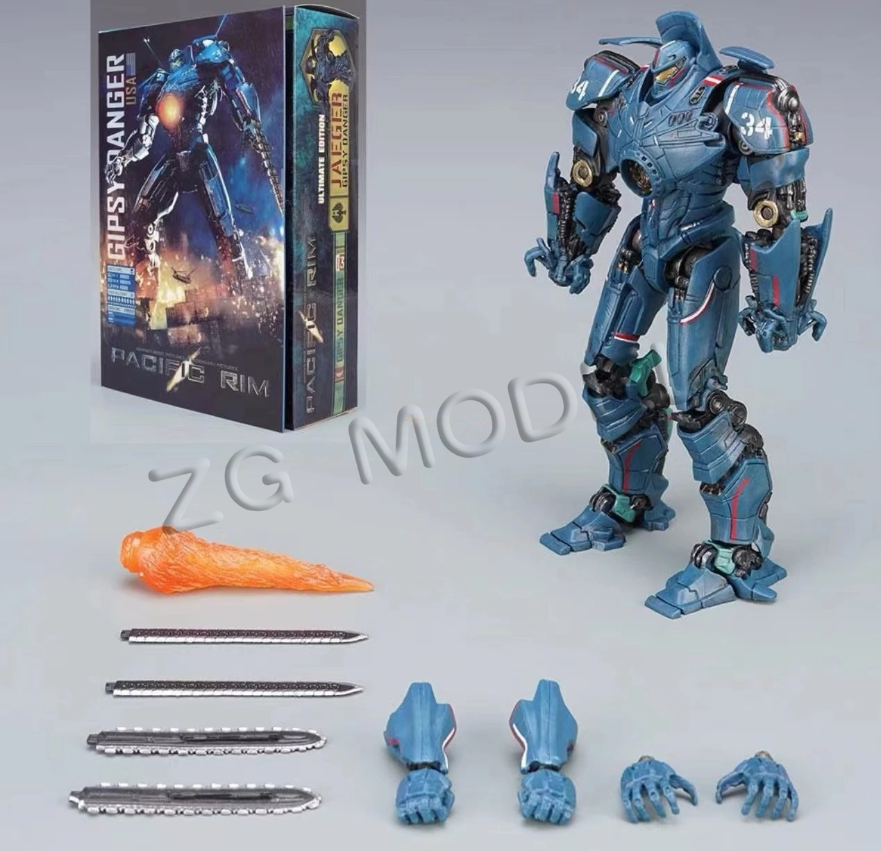 NOW Light 20CM Emit NECA Figur - Model Kit Pacific Rim ulasan dan harga