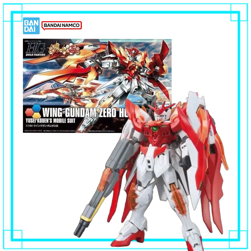 In Stock Bandai Gundam HG 1/14 - Model Kit Wing Zero ulasan dan harga
