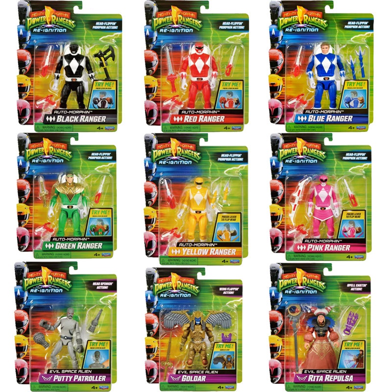 Playmates Power Rangers Action - Model Kit Power Rangers ulasan dan harga